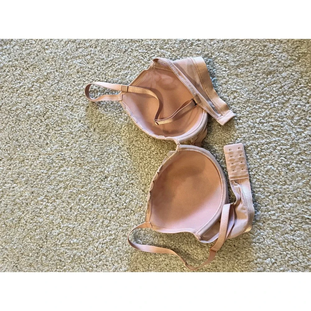 Soma Intimates Lightly Lined Perfect Coverage Lace Bra Rose Gold 34D